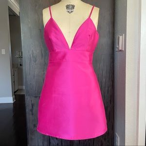Lulus Hot pink mini dress